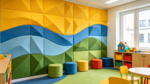 3D Polyester Acoustic Panel - 图片 3