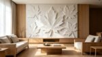 3D Maple Leaf Polyester Acoustic Panel