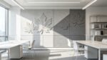 3D Maple Leaf Polyester Acoustic Panel - 图片 2