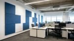 Fabric Wrapped Acoustic Panels For Schoolroom