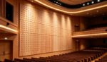 Wooden perforated decorative sound absorbing wall panels acoustic board for theater - 图片 2