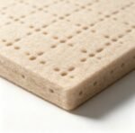 Decorative perforated polyester fiber panel sound absorbing wall panels for office - 图片 2