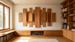 Wood sound diffuser home studio acoustic treatment acoustic diffuser panels - 图片 2