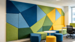 Acoustic screens wall acoustic panels sound absorbing panels for office