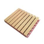Grooved Acoustic Wood Wall Panels for recording studio