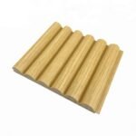Curved Solid Wooden Fluted Panels