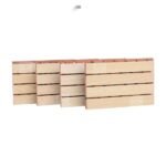 Grooved Wooden acoustic panel sound absorbing wall panels