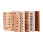 Wooden perforated decorative sound absorbing wall panels acoustic board for theater