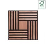 Wooden Strip Surround Acoustic Panels