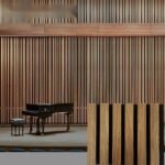 Slatwall Wood Panels For Music Hall - 图片 2