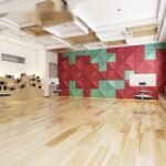 3D Maple Leaf Polyester Acoustic Panel - 图片 2