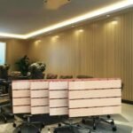 Grooved Wooden acoustic panel sound absorbing wall panels - 图片 2