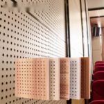 Wooden perforated decorative sound absorbing wall panels acoustic board for theater - 图片 2