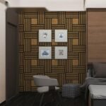 Wooden Strip Surround Acoustic Panels - 图片 2