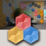 3D Hexagonal PET Acoustic Panel - 图片 2