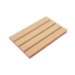 Grooved Wooden acoustic panel sound absorbing wall panels - 图片 3