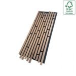 Irregularly Shaped Wood Slat Panels - 图片 4